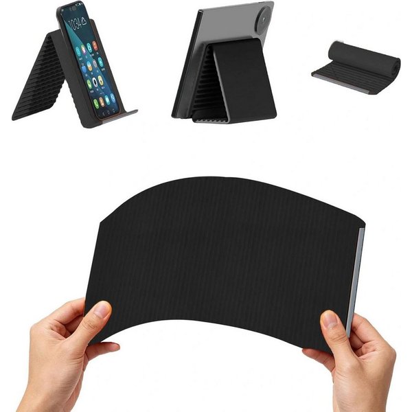 TUWENA Smartphone-Halterung Handy-Halterung, Rutschfester Mobilfunkhalte, Smartphone-Halterung, (Aluminiumkern, biegsam, faltbar, kratzschützend, universell kom