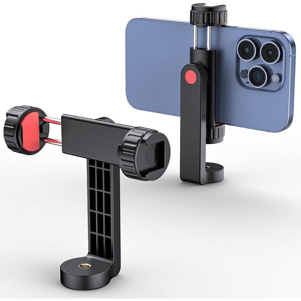 TUWENA Smartphone-Halterung Handy Stativ Adapter, Smartphone Halterung, Handy Halterung Stativ, (Mit 1/4" Gewinde, Kompatibel Smartphone, Digitalkamera, Selfie-