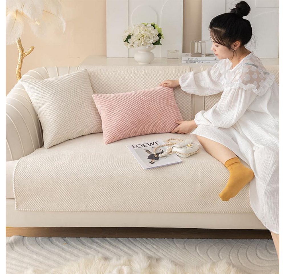 TUWENA Sofabezug Sofa-Schutzbezug für Ecksofas mit 1, 2, 3 oder 4 Sitzen – Bild 5 von 5