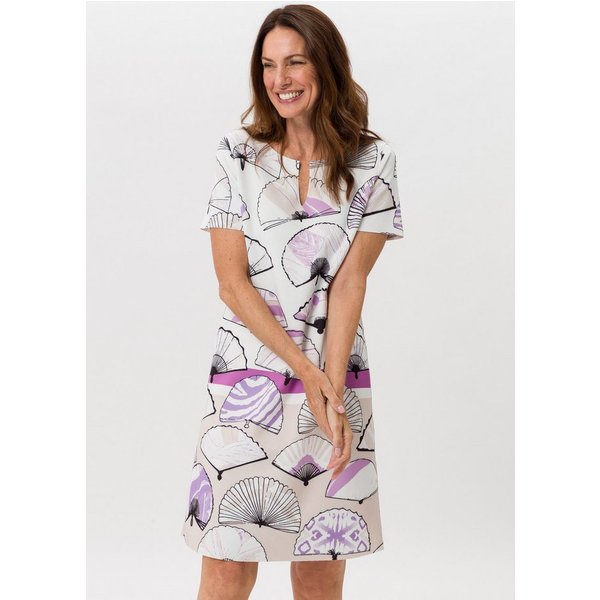 TUZZI Jerseykleid mit asiatischem Fächerprint