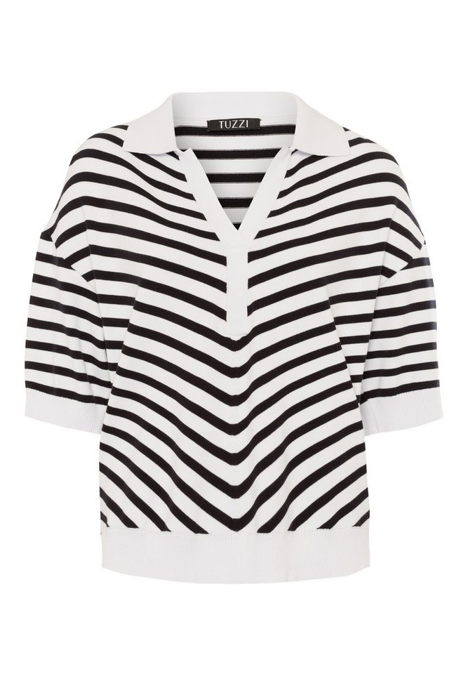 TUZZI Strickpullover mit sportivem Kragen – Bild 2 von 5