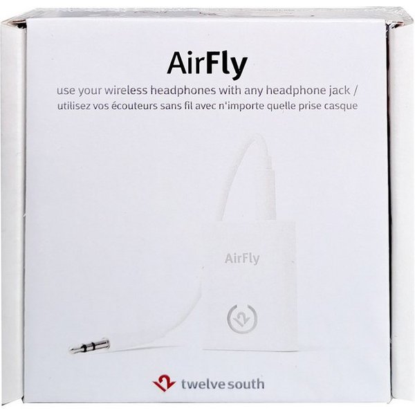 Twelve South AirFly Bluetooth Sender für Kopfhörer/Adapter für AirPods Weiß wireless Kopfhörer