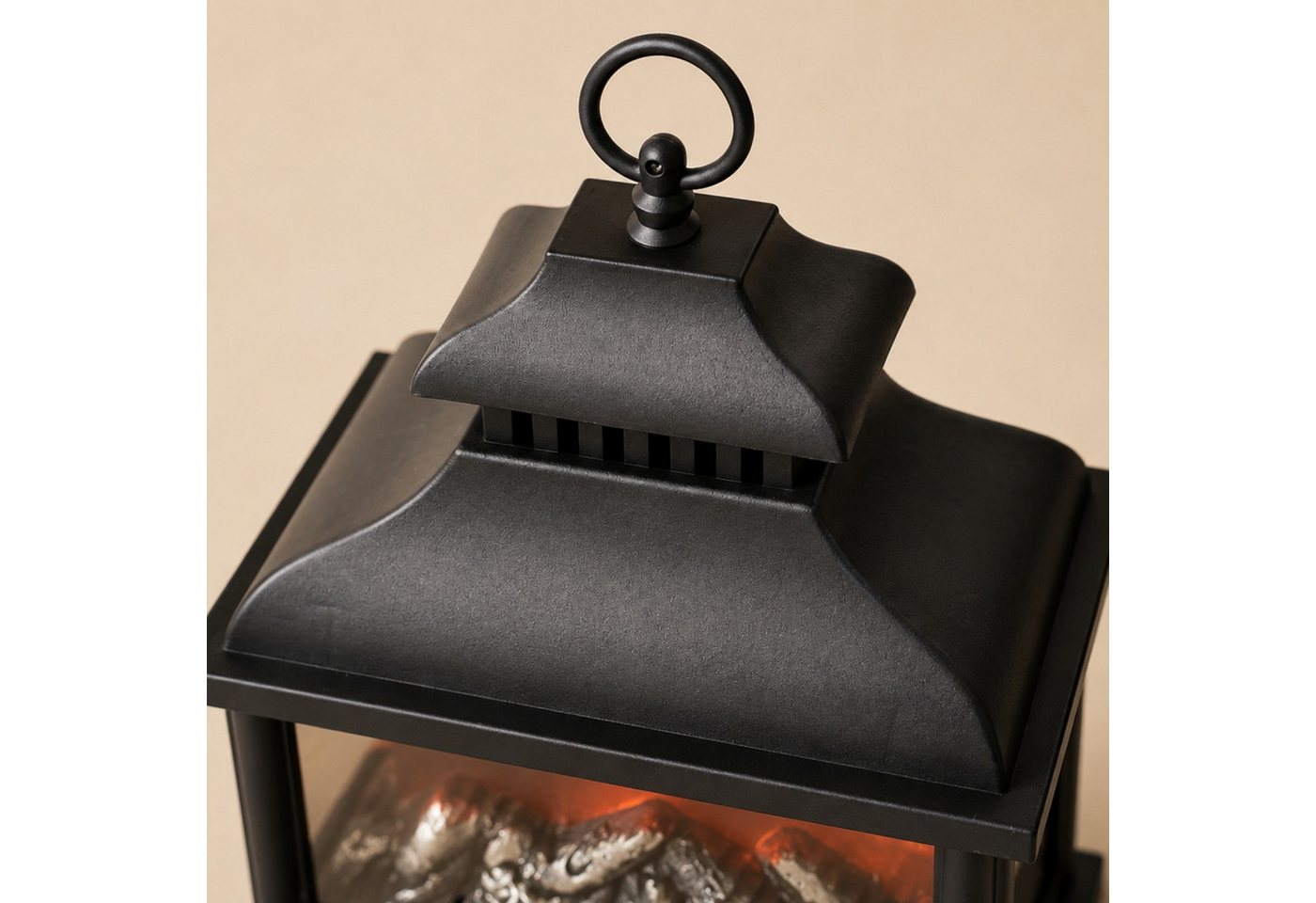 TWILUX Elektrokamin LED-Kaminlaterne, 13,5 x 25,5 x 37 cm – Bild 4 von 5