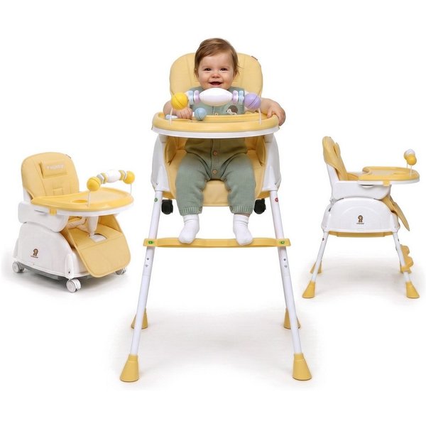 TWINKY Kinderklappstuhl Kinder-Esstuhl, 2 in 1 Hochstuhl baby, Kinderklappstuhl, 3 in 1