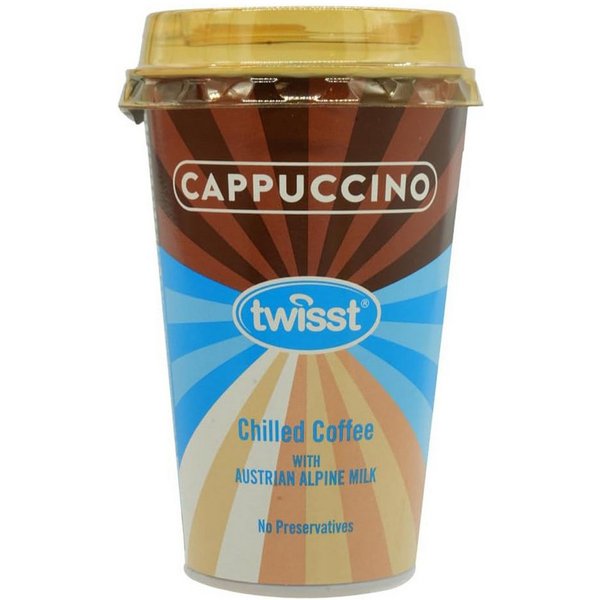 twisst Kaffee, Twisst Cappuccino Eiskaffee Cup mit australischer Alpenmilch 230ml