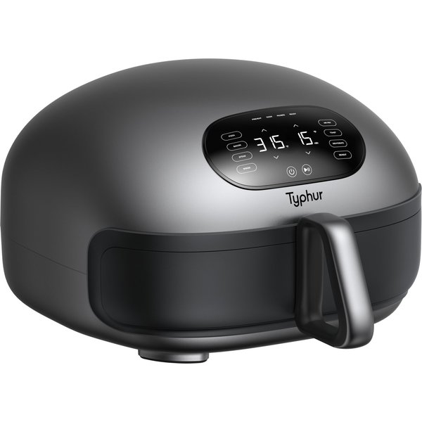 Typhur Heißluftfritteuse, 1750 W, 360° Heißluft, 15-in-1, schnell, leise, Selbstreinigung, App-Steuerung