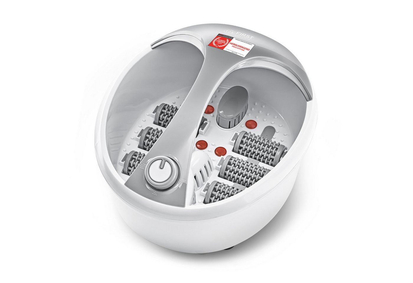 TZS FIRST AUSTRIA Fußmassagegerät mit Massagefunktion, 450W, bis 45°C, 6 Massagewalzen, Fußbad mit Infrarot- und Heizfunktion, Griff, Aromabox – Bild 2 von 5