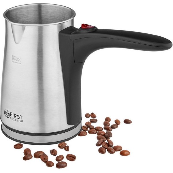 TZS FIRST AUSTRIA Kaffeebereiter, Edelstahl, mit rutschfestem Griff geeignet für Zuhause, Büro, Reisen