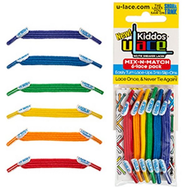 U-Laces Schnürsenkel Kiddos - elastische Schnürsenkel mit Wiederhaken für Kinder