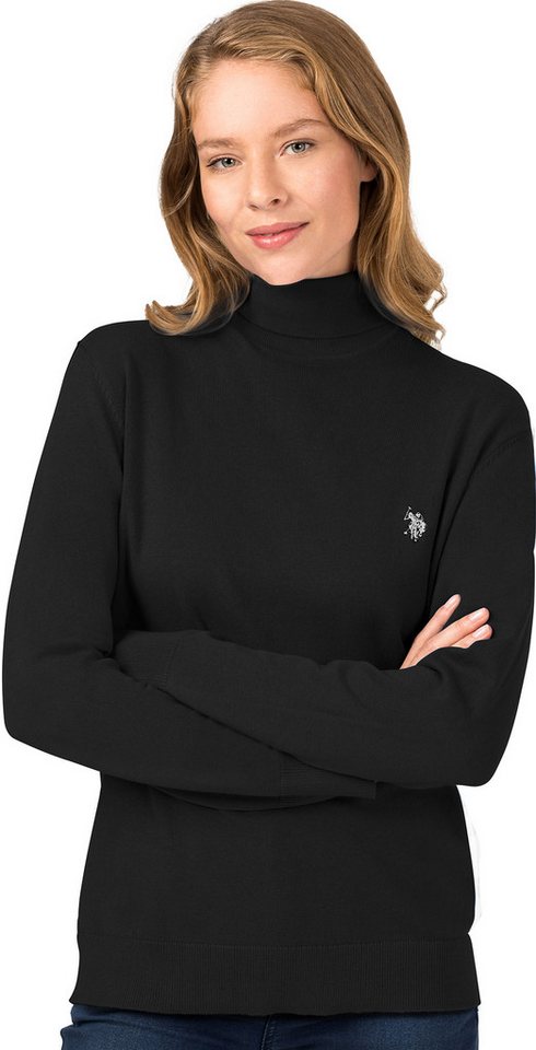 U.S. Polo Assn. Rollkragenpullover bequem, atmungsaktiv, mit hohem Baumwollanteil – Bild 3 von 5