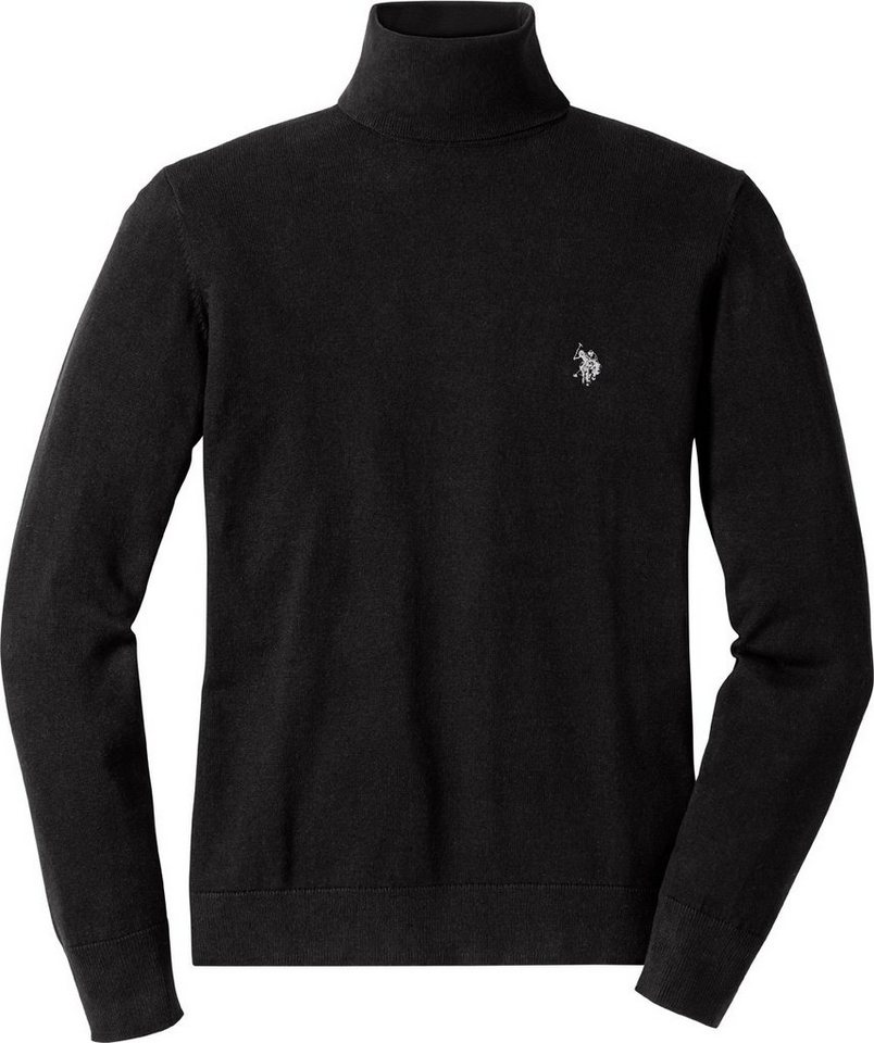 U.S. Polo Assn. Rollkragenpullover bequem, atmungsaktiv, mit hohem Baumwollanteil – Bild 5 von 5