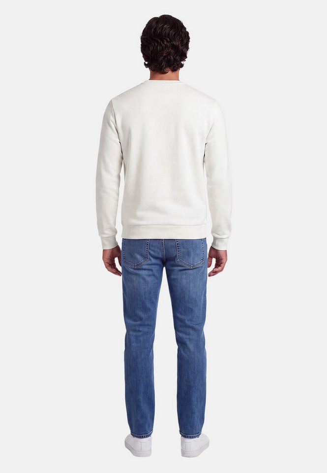 U.S. Polo Assn. Rundhalspullover USJaxxon – Herren Sweatshirt mit Rundhalsausschnitt Weiche Baumwollmischung, formstabil und mit Logo-Stickerei – Bild 4 von 5