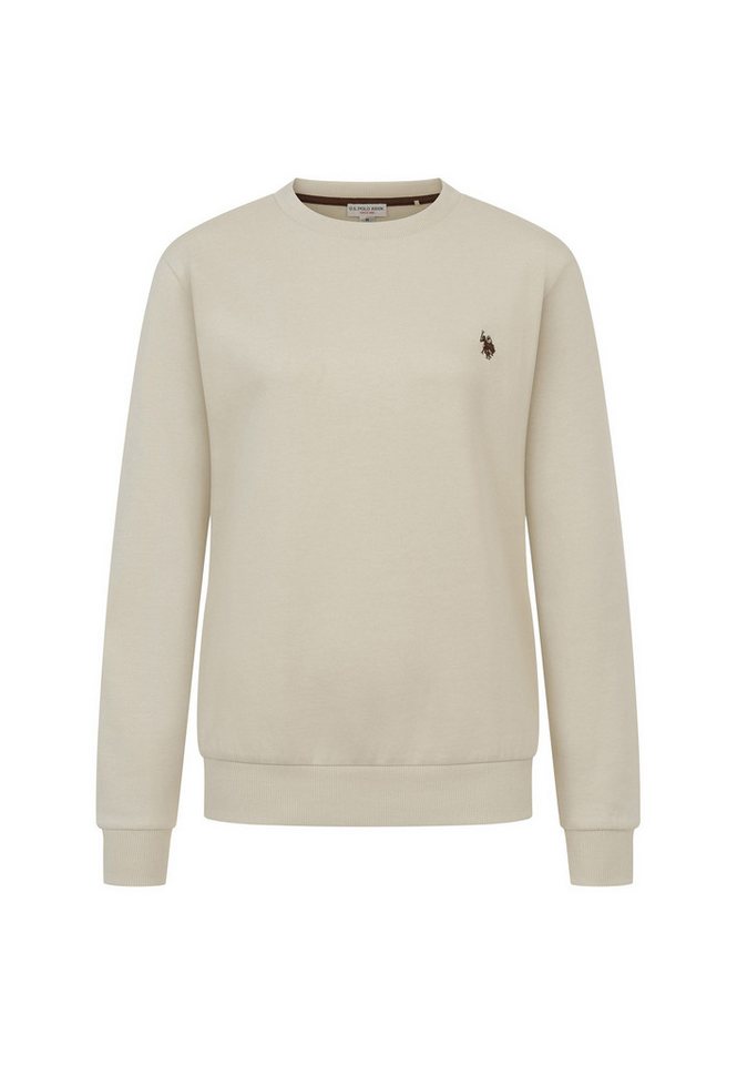 U.S. Polo Assn. Rundhalspullover USZoee – Damen Sweatshirt mit Rundhalsausschnitt Weiche Baumwollmischung, femininer Schnitt und Logo-Stickerei – Bild 5 von 5