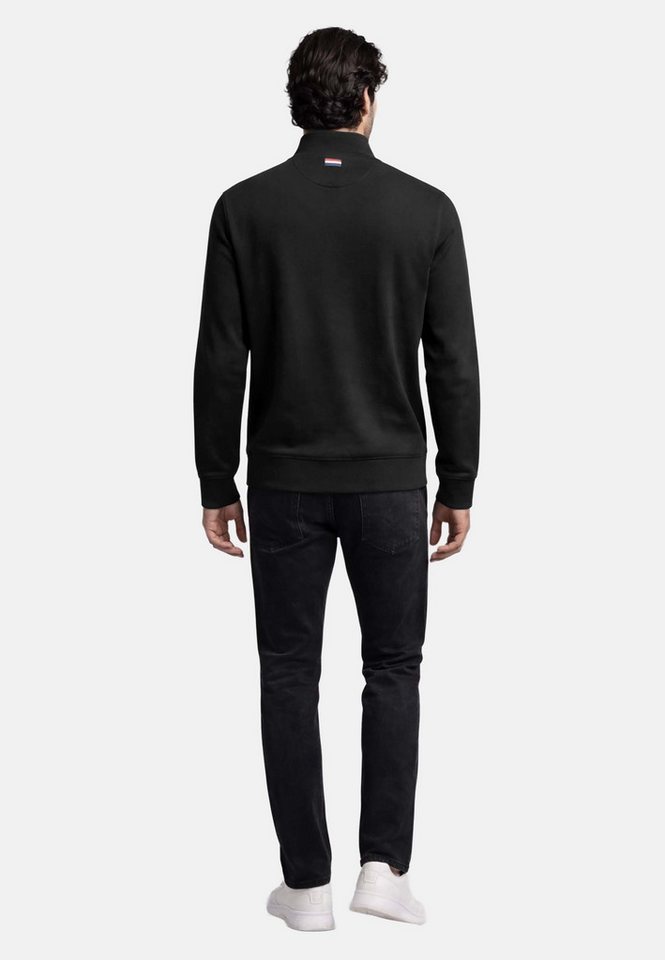 U.S. Polo Assn. Stehkragenpullover USJaaspa – Herren Sweatshirt mit Half-Zip Baumwoll-Viskose-Mix, weich, atmungsaktiv und mit Logo-Stickerei – Bild 4 von 5