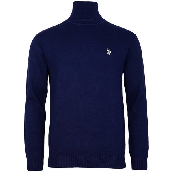 U.S. Polo Assn. Strickpullover Pullover Rollkragen Feinstrick (1-tlg)
