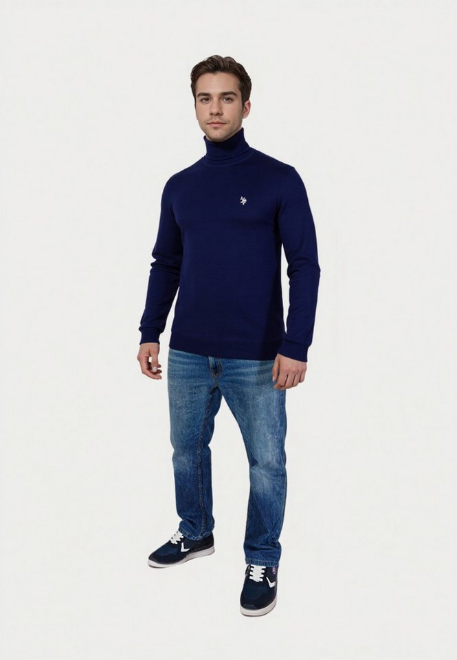 U.S. Polo Assn. Strickpullover Pullover Rollkragen Feinstrick (1-tlg) – Bild 2 von 5