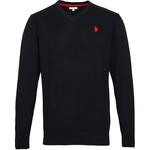U.S. Polo Assn. Strickpullover Pullover Strickpullover V-Neck (1-tlg)