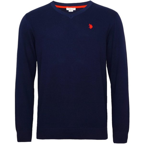 U.S. Polo Assn. Strickpullover Strickpullover Pullover V-Neck (1-tlg)