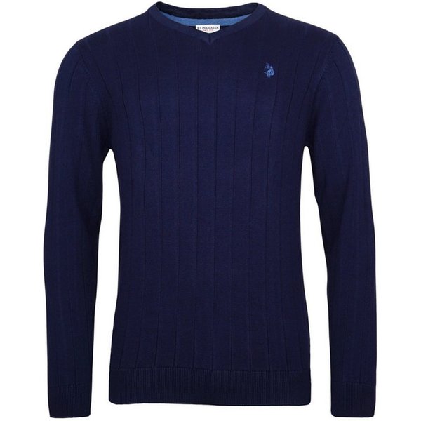 U.S. Polo Assn. Strickpullover Strickpullover Pullover V-Neck (1-tlg)