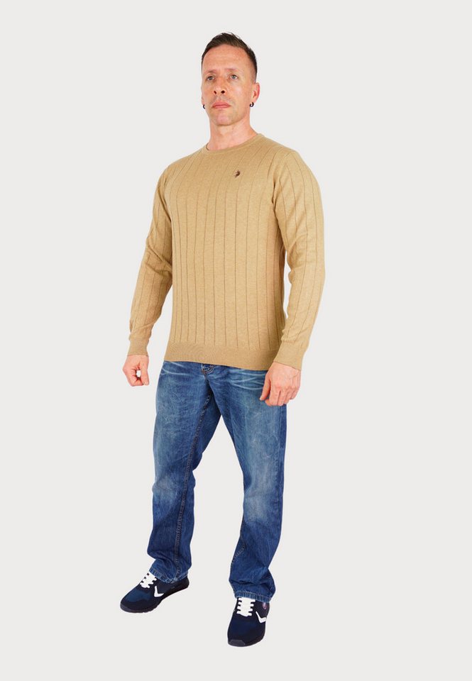U.S. Polo Assn. Strickpullover Strickpullover R-Neck Pullover (1-tlg) – Bild 2 von 5