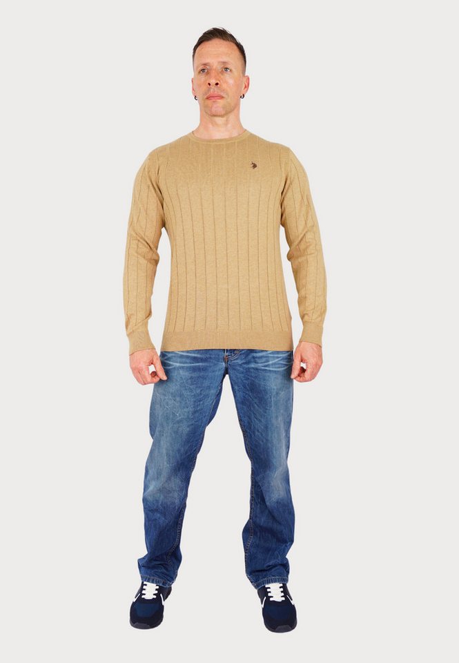 U.S. Polo Assn. Strickpullover Strickpullover R-Neck Pullover (1-tlg) – Bild 5 von 5
