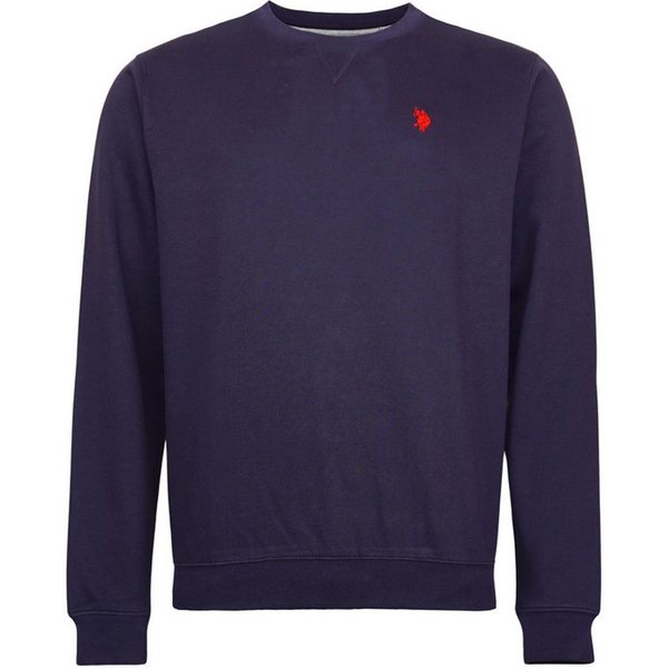 U.S. Polo Assn. Strickpullover Sweatshirt R-Neck Pullover (1-tlg)