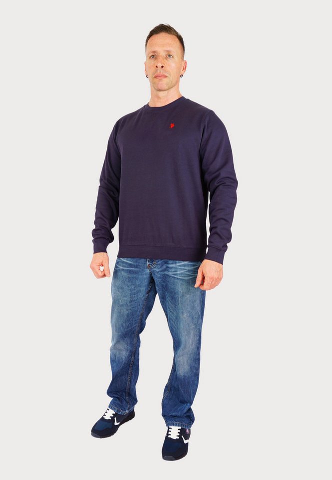 U.S. Polo Assn. Strickpullover Sweatshirt R-Neck Pullover (1-tlg) – Bild 2 von 5