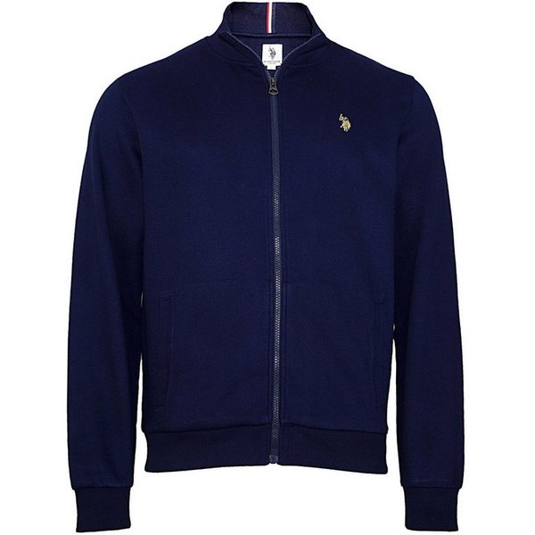 U.S. Polo Assn. Sweatjacke Jacke Basic Sweatjacke mit Stickerei (1-tlg)