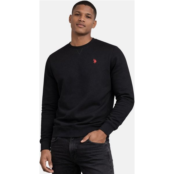 U.S. Polo Assn. Sweatshirt USGennet – Herren Pullover mit Rundhalsausschnitt Klassischer Rundhals, dezente Logo-Stickerei, bequeme Passform