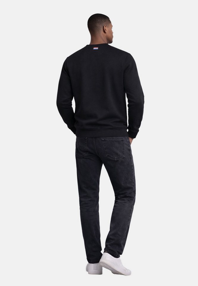 U.S. Polo Assn. Sweatshirt USGennet – Herren Pullover mit Rundhalsausschnitt Klassischer Rundhals, dezente Logo-Stickerei, bequeme Passform – Bild 4 von 5