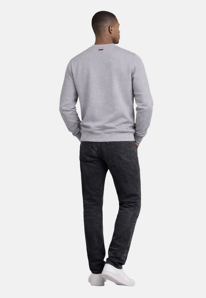 U.S. Polo Assn. Sweatshirt USGennet – Herren Pullover mit Rundhalsausschnitt Klassischer Rundhals, dezente Logo-Stickerei, bequeme Passform – Bild 4 von 5
