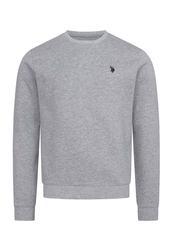 U.S. Polo Assn. Sweatshirt USGennet – Herren Pullover mit Rundhalsausschnitt Klassischer Rundhals, dezente Logo-Stickerei, bequeme Passform – Bild 5 von 5