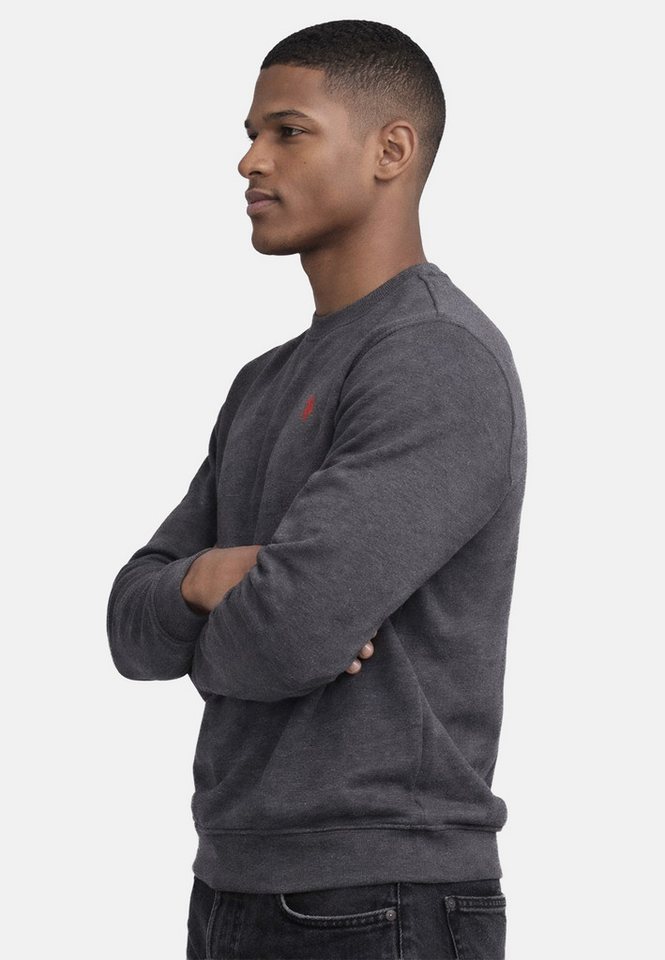 U.S. Polo Assn. Sweatshirt USGennet – Herren Pullover mit Rundhalsausschnitt Klassischer Rundhals, dezente Logo-Stickerei, bequeme Passform – Bild 2 von 5