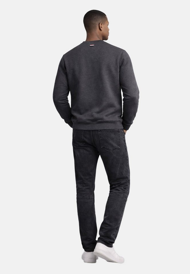 U.S. Polo Assn. Sweatshirt USGennet – Herren Pullover mit Rundhalsausschnitt Klassischer Rundhals, dezente Logo-Stickerei, bequeme Passform – Bild 4 von 5