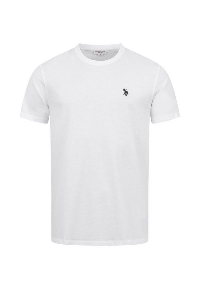 U.S. Polo Assn. T-Shirt USCaaleb – Herren Basic mit Rundhalsausschnitt 100 % Baumwolle mit weicher Haptik und leichtem Tragegefühl – Bild 5 von 5