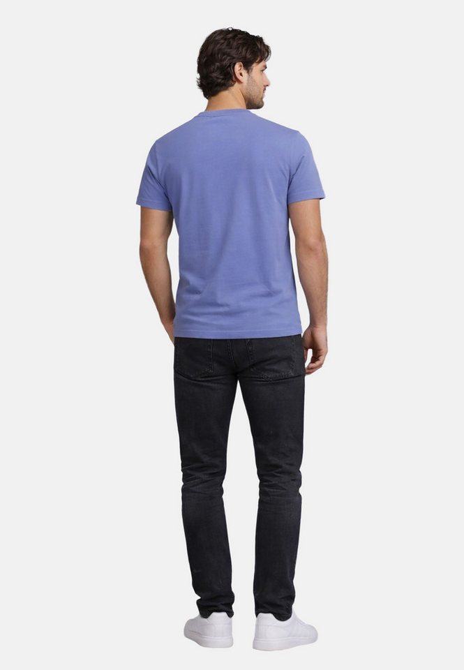U.S. Polo Assn. T-Shirt USCaaleb – Herren Basic mit Rundhalsausschnitt 100 % Baumwolle mit weicher Haptik und leichtem Tragegefühl – Bild 4 von 5