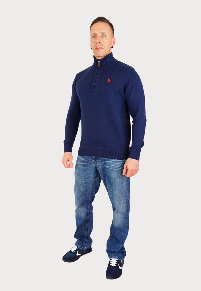 U.S. Polo Assn. Troyer Strickpullover Pullover Troyer (1-tlg) – Bild 2 von 5