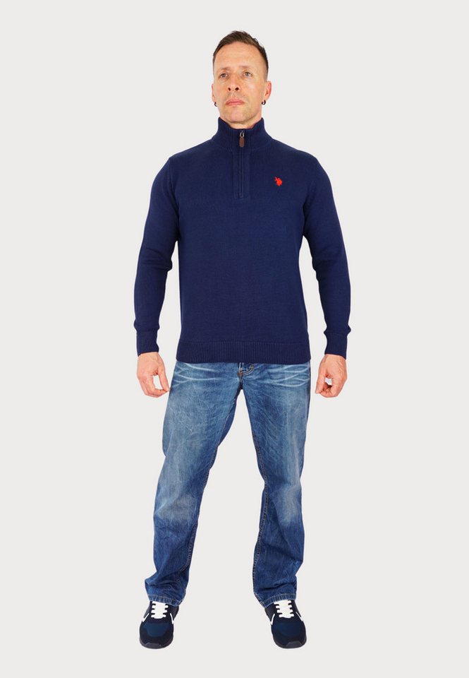 U.S. Polo Assn. Troyer Strickpullover Pullover Troyer (1-tlg) – Bild 5 von 5