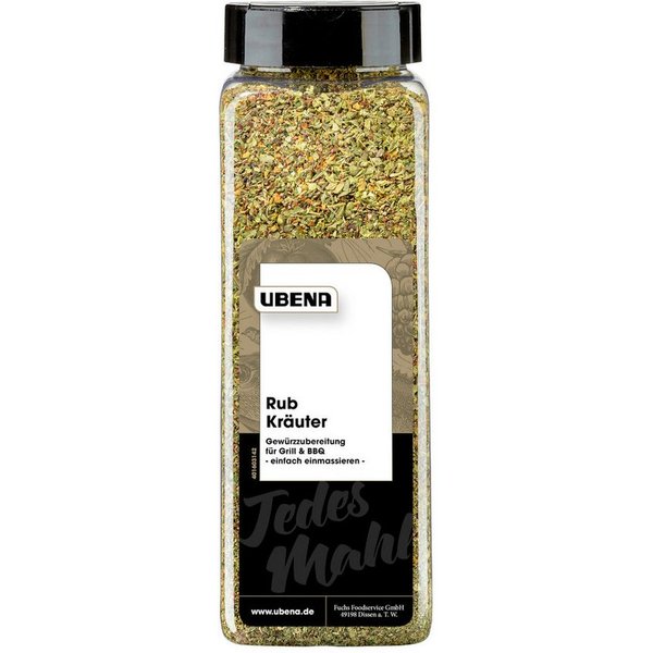 UBENA Gewürz, Ubena Kräuter Rub Gewürzzubereitung ausgewählte Mischung 400g
