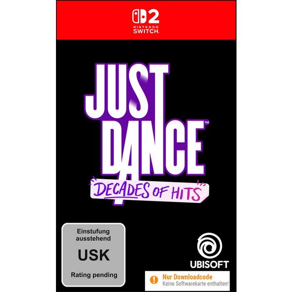 Just Dance Decades of Hits (Code in a Box), Nintendo Switch 2