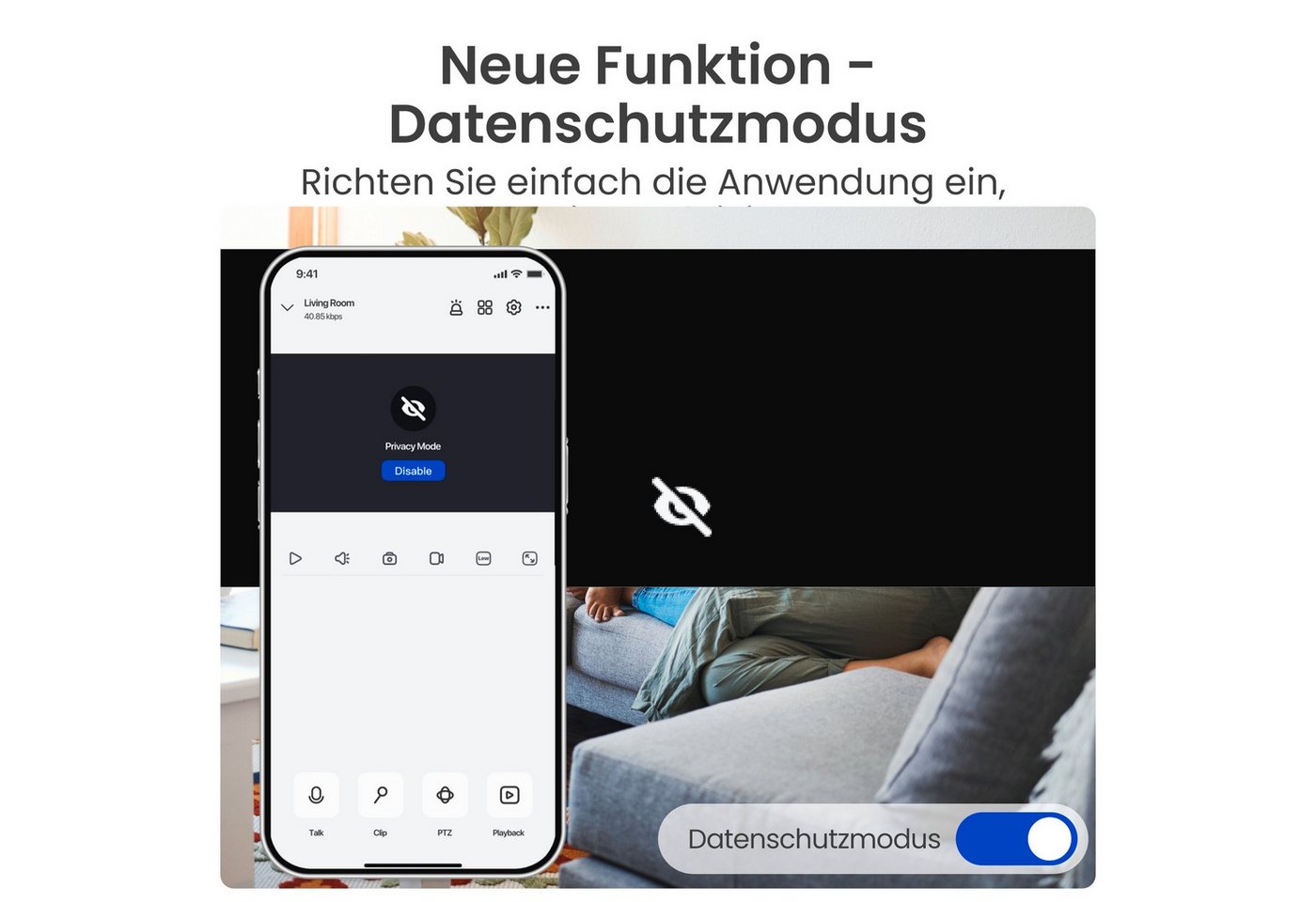 Reolink Überwachungskamera Reolink E Series E331 (Innenbereich, Geräuscherkennung) – Bild 5 von 5
