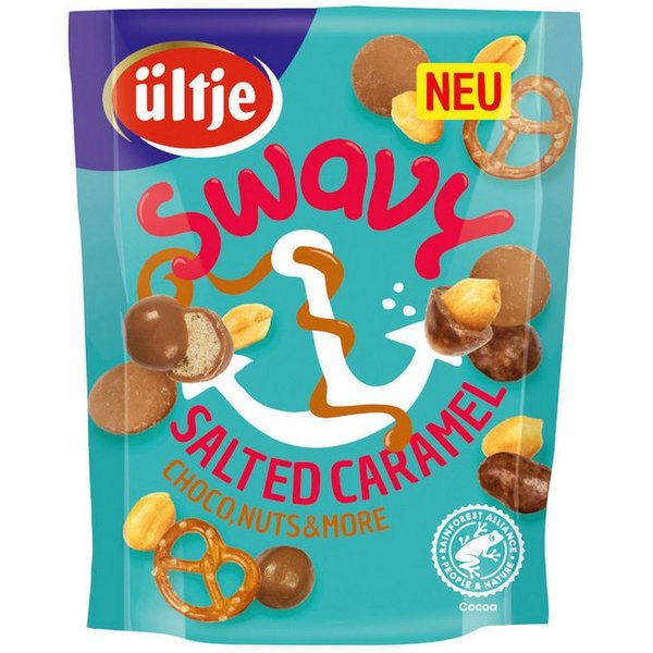 UELTJE Knabberei, ültje Swavy Salted Caramel Snackmix mit Karamell und Schokolade 140g