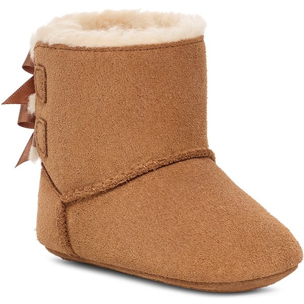 UGG BABY BAILEY BOW Krabbelschuh Babyschuh, Hausschuh, Winterstiefel mit praktischem Klettverschluss