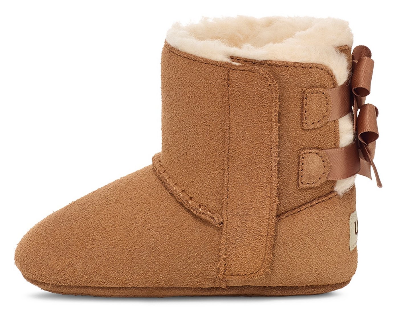 UGG BABY BAILEY BOW Krabbelschuh Babyschuh, Hausschuh, Winterstiefel mit praktischem Klettverschluss – Bild 5 von 5