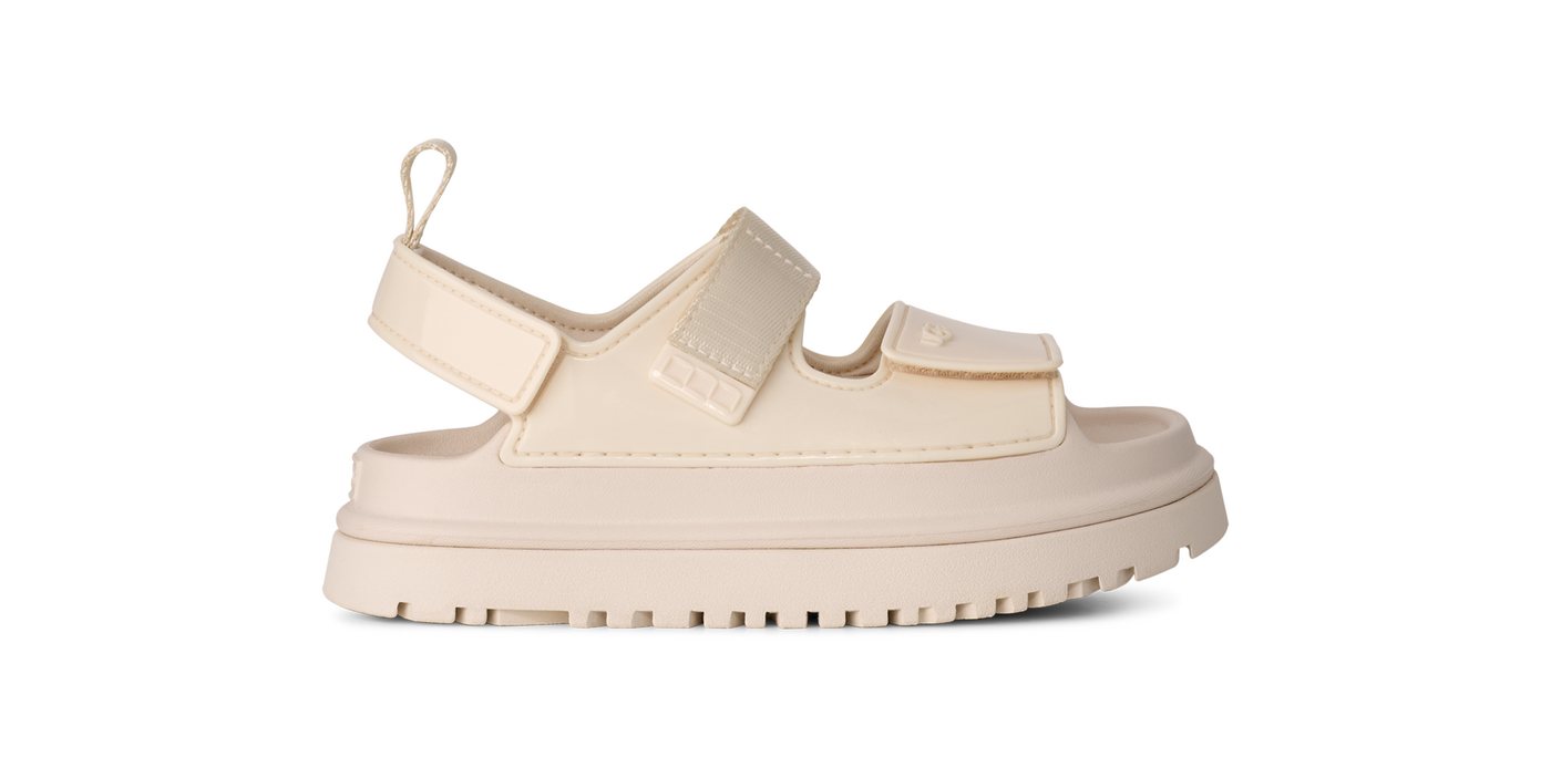 UGG GOLDENGLOW GLOSSY SPARKLES Sandale Klettschuh, Sommerschuh mit trendy Plateausohle – Bild 5 von 5