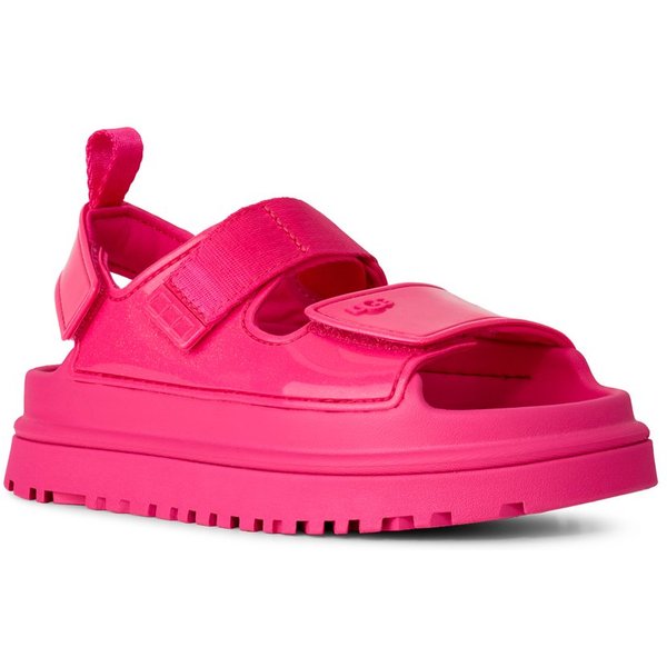 UGG GOLDENGLOW GLOSSY SPARKLES Sandale Klettschuh, Sommerschuh mit trendy Plateausohle