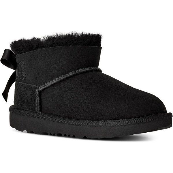 UGG K ULTRA MINI BAILEY BOW Schlupfboots Winterboots mit kurzem Schaft und Ziernähten