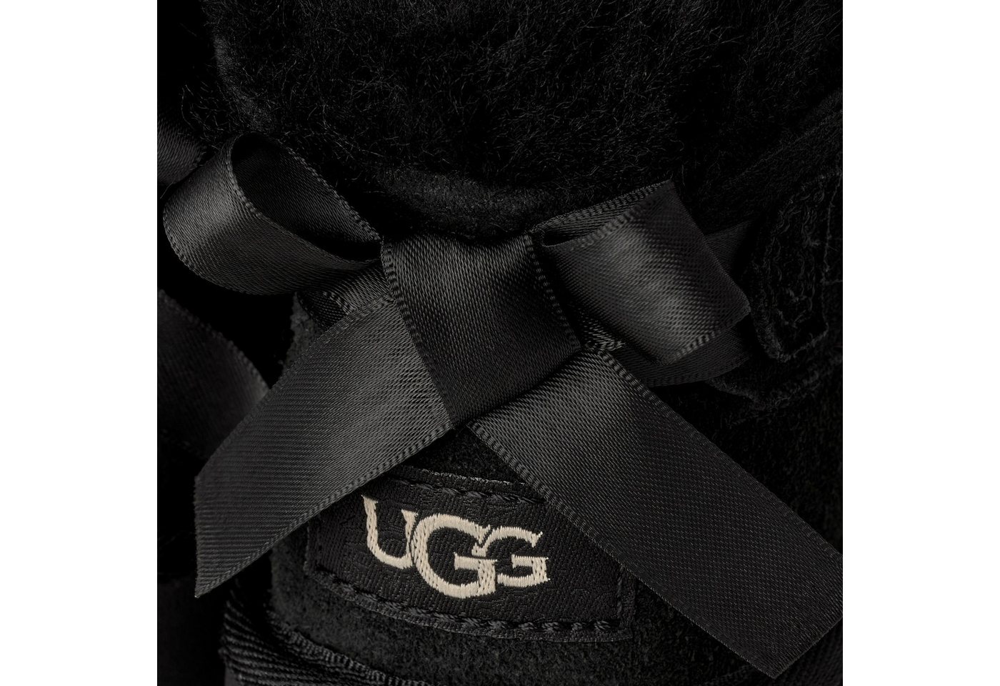 UGG K ULTRA MINI BAILEY BOW Schlupfboots Winterboots mit kurzem Schaft und Ziernähten – Bild 2 von 5