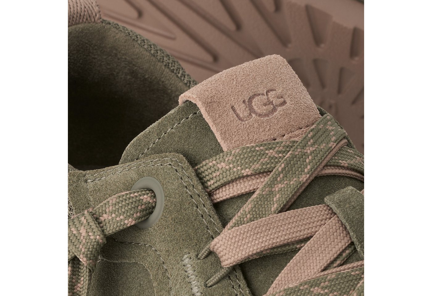 UGG M MINIMEL Sneaker Low Profile Schnürschuh, Halbschuh mit modischen Kontrastnähten – Bild 2 von 5