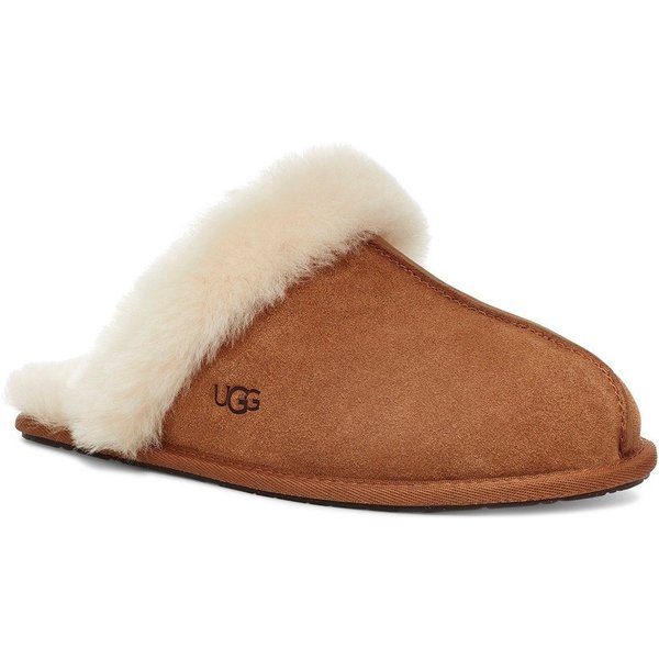 UGG Scuffette II Hausschuh Homeslippers, Hausschuh mit kuscheligem Fellimitat-Kragen